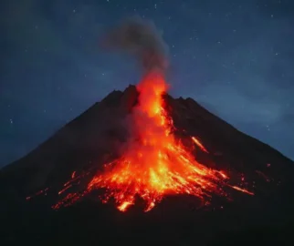 Os Vulcões - Monte Merapi Indonesia